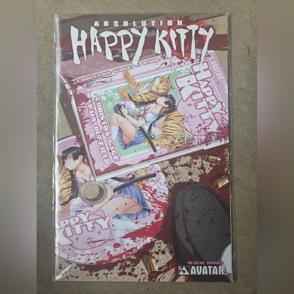 NWOT Absolution: Happy Kitty 18+ Special #1 2013 Rare Anime Variant Manga Comic - Picture 3 of 10